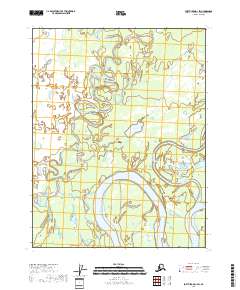 Fort Yukon D-1 SW topographic map thumbnail