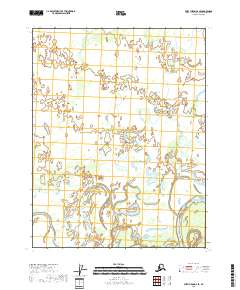 Fort Yukon D-2 SE topographic map thumbnail
