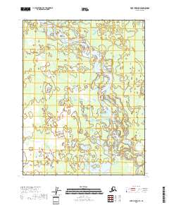 Fort Yukon D-5 SE topographic map thumbnail