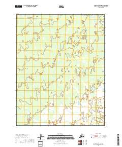 Fort Yukon D-5 SW topographic map thumbnail