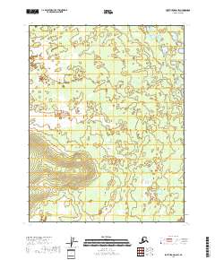 Fort Yukon D-6 SW topographic map thumbnail