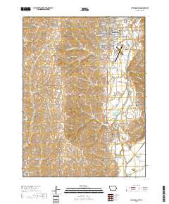 Clarinda South 2018 topographic map thumbnail