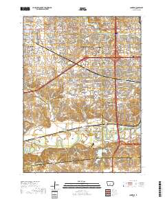 Commerce 2018 topographic map thumbnail