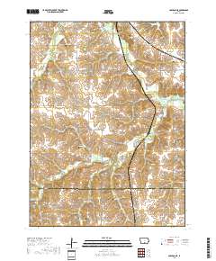 Corydon NE 2018 topographic map thumbnail