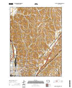 Council Bluffs North 2018 topographic map thumbnail