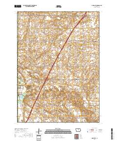 Dows East 2018 topographic map thumbnail