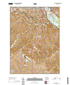 Dubuque South 2018 topographic map thumbnail