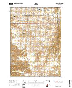 Dyersville West 2018 topographic map thumbnail