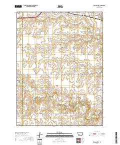 Earlham West 2018 topographic map thumbnail
