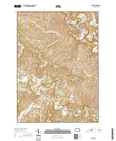 Elkader 2018 topographic map thumbnail