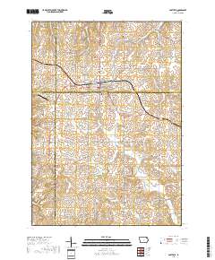 Postville 2018 topographic map thumbnail