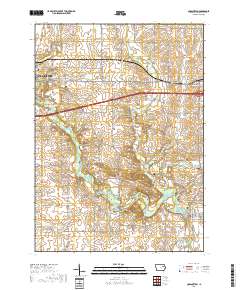 Quasqueton 2018 topographic map thumbnail