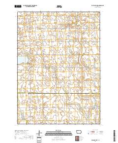 Rush Lake East 2018 topographic map thumbnail