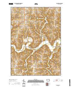 Waukon NW 2018 topographic map thumbnail