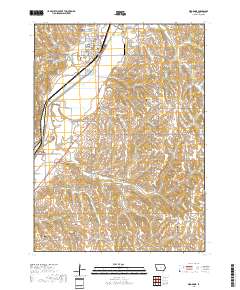 Woodbine 2018 topographic map thumbnail