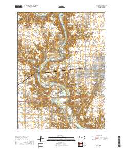 Boone West 2018 topographic map thumbnail