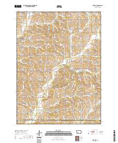 Exira East 2018 topographic map thumbnail