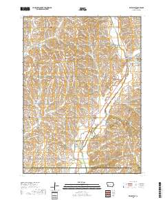 Exira West 2018 topographic map thumbnail