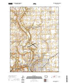 Fort Dodge North 2018 topographic map thumbnail