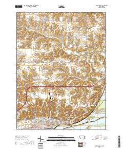 Fort Madison 2018 topographic map thumbnail