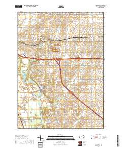 Gilbertville 2018 topographic map thumbnail