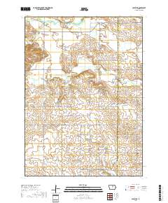 Ackley NE 2018 topographic map thumbnail