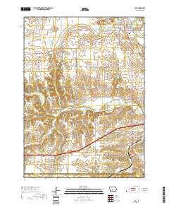 Adel 2018 topographic map thumbnail