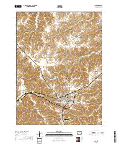Albia 2018 topographic map thumbnail