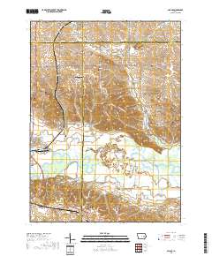 Amana 2018 topographic map thumbnail