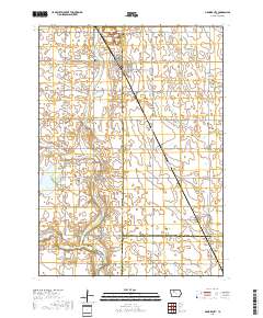 Gilmore City 2018 topographic map thumbnail