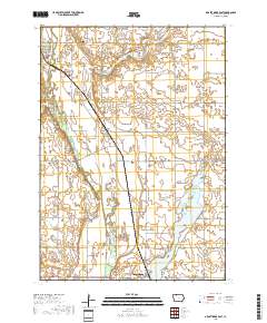 Graettinger East 2018 topographic map thumbnail