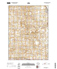 Graettinger West 2018 topographic map thumbnail