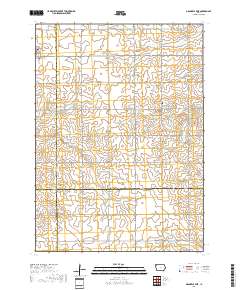 Granville East 2018 topographic map thumbnail