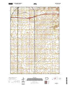 Hanford 2018 topographic map thumbnail