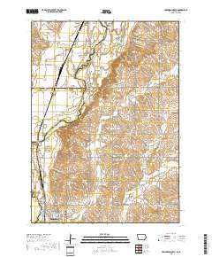 Hawarden North 2018 topographic map thumbnail
