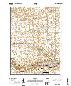 Iowa Falls West 2018 topographic map thumbnail