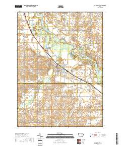La Porte City 2018 topographic map thumbnail
