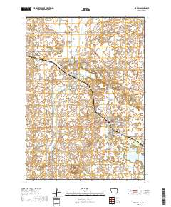 Lake Mills 2018 topographic map thumbnail