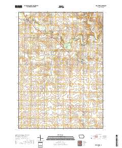 Lime Springs 2018 topographic map thumbnail