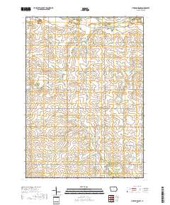 Lime Springs NW 2018 topographic map thumbnail