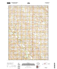 Lourdes 2018 topographic map thumbnail