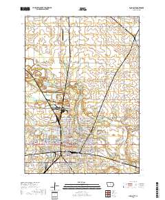 Mason City 2018 topographic map thumbnail