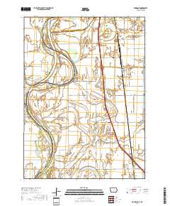 Mondamin 2018 topographic map thumbnail