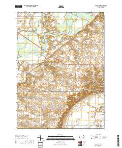 Muscatine NW 2018 topographic map thumbnail
