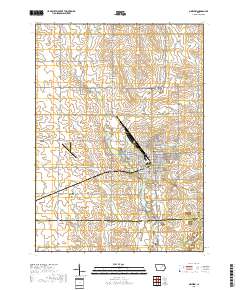 Oelwein 2018 topographic map thumbnail