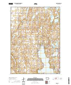 Okoboji 2018 topographic map thumbnail