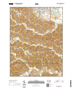 Ottumwa South 2018 topographic map thumbnail