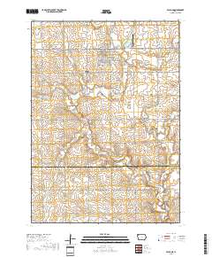 Paullina 2018 topographic map thumbnail