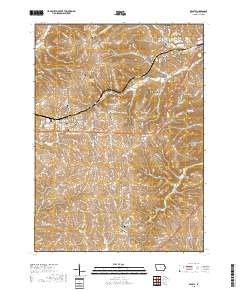 Peosta 2018 topographic map thumbnail