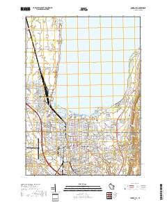 Fond du Lac 2018 topographic map thumbnail